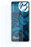 Schutzfolie Bruni kompatibel mit Realme 9i, glasklare (2X)