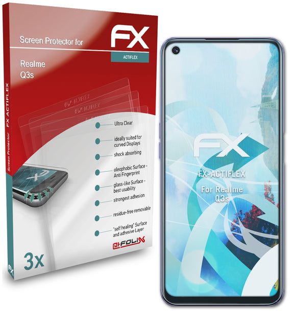 atFoliX FX-ActiFleX Displayschutzfolie für Realme Q3s