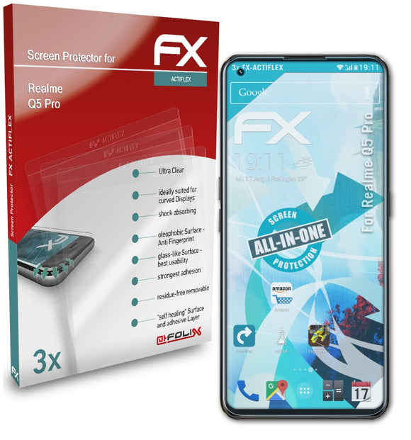 atFoliX FX-ActiFleX Displayschutzfolie für Realme Q5 Pro