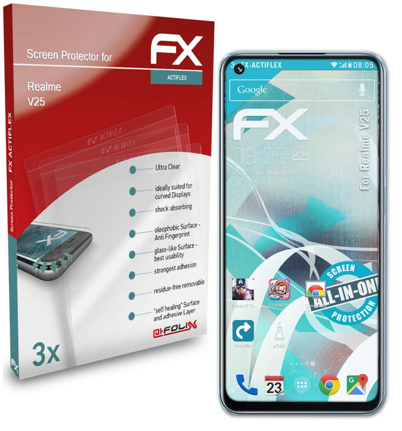 atFoliX FX-ActiFleX Displayschutzfolie für Realme V25