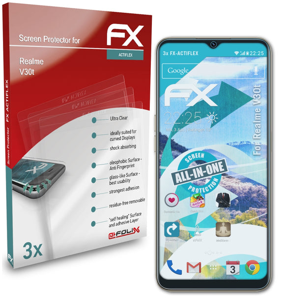 atFoliX FX-ActiFleX Displayschutzfolie für Realme V30t