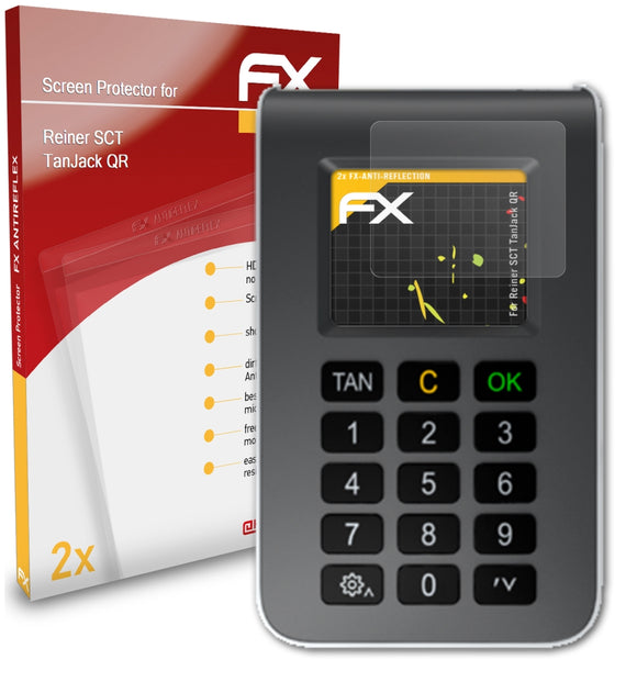 atFoliX FX-Antireflex Displayschutzfolie für Reiner SCT TanJack QR