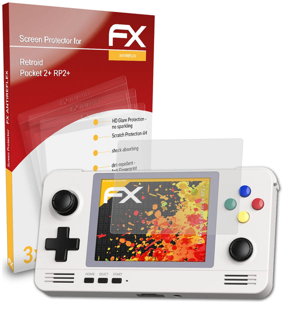 atFoliX FX-Antireflex Displayschutzfolie für Retroid Pocket 2+ (RP2+)