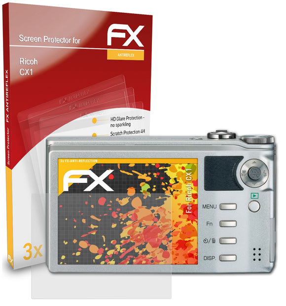 atFoliX FX-Antireflex Displayschutzfolie für Ricoh CX1