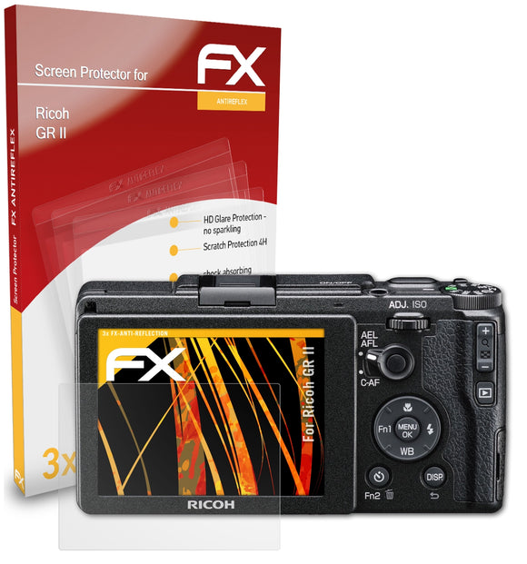 atFoliX FX-Antireflex Displayschutzfolie für Ricoh GR II