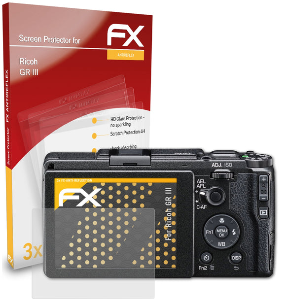 atFoliX FX-Antireflex Displayschutzfolie für Ricoh GR III