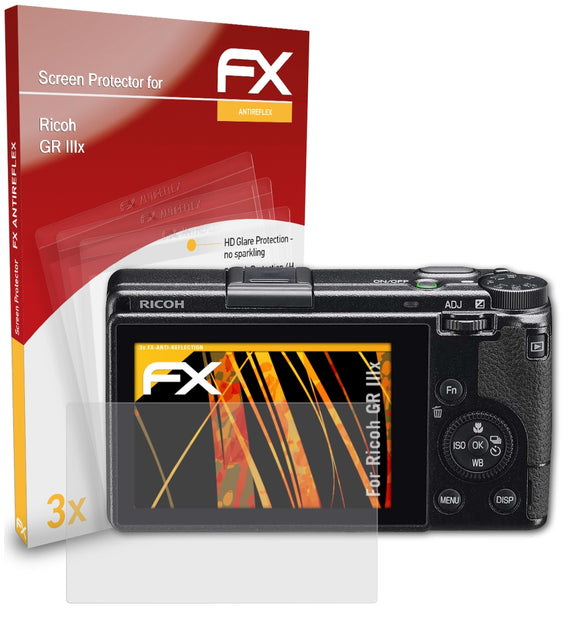atFoliX FX-Antireflex Displayschutzfolie für Ricoh GR IIIx