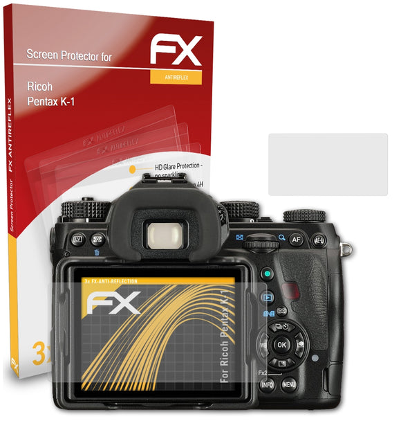 atFoliX FX-Antireflex Displayschutzfolie für Ricoh Pentax K-1