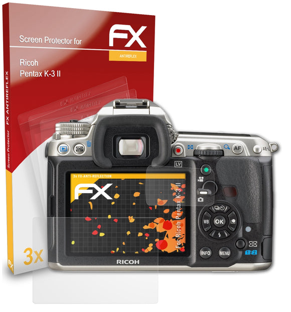 atFoliX FX-Antireflex Displayschutzfolie für Ricoh Pentax K-3 II