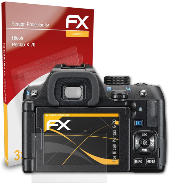 atFoliX FX-Antireflex Displayschutzfolie für Ricoh Pentax K-70