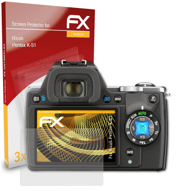 atFoliX FX-Antireflex Displayschutzfolie für Ricoh Pentax K-S1