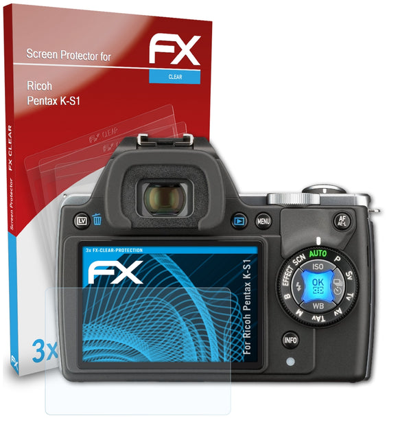 atFoliX FX-Clear Schutzfolie für Ricoh Pentax K-S1