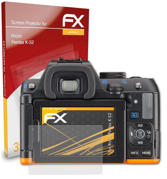 atFoliX FX-Antireflex Displayschutzfolie für Ricoh Pentax K-S2