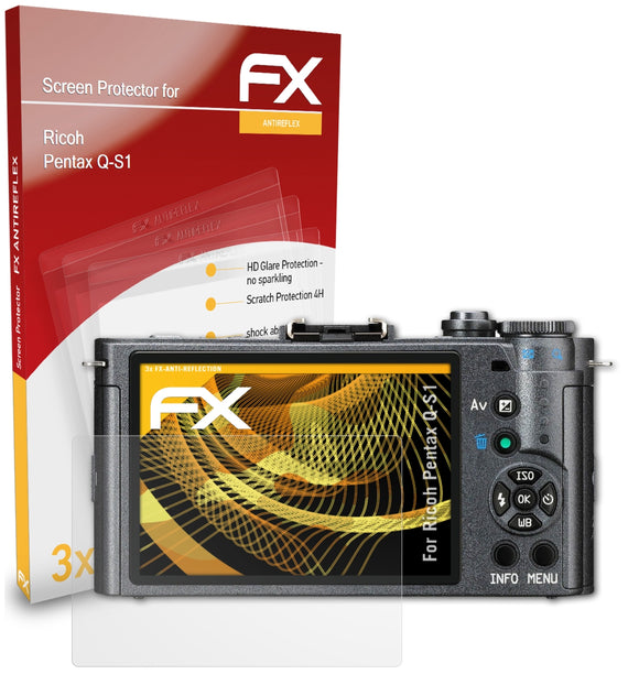 atFoliX FX-Antireflex Displayschutzfolie für Ricoh Pentax Q-S1