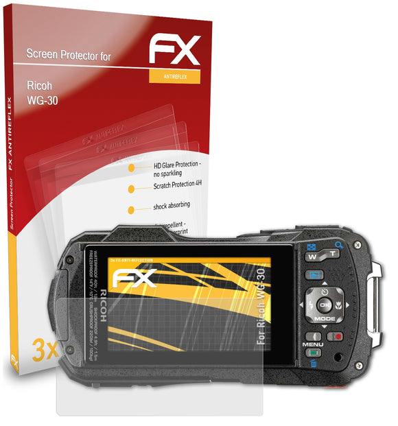 atFoliX FX-Antireflex Displayschutzfolie für Ricoh WG-30