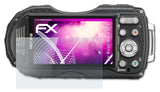 Glasfolie atFoliX kompatibel mit Ricoh WG-4 GPS, 9H Hybrid-Glass FX