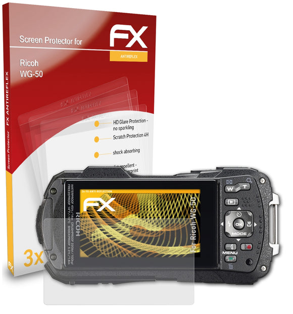 atFoliX FX-Antireflex Displayschutzfolie für Ricoh WG-50