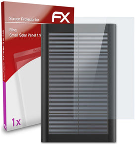 atFoliX FX-Hybrid-Glass Panzerglasfolie für Ring Small Solar Panel (1.9W)