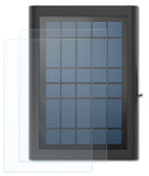 Schutzfolie Bruni kompatibel mit Ring Solar Panel for Video Doorbell 2.4W, glasklare (2X)