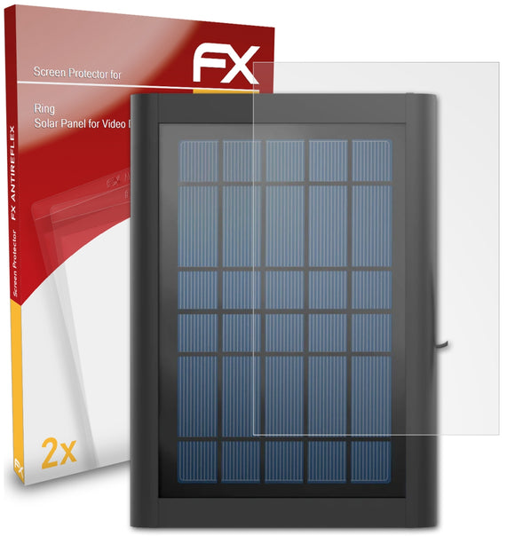 atFoliX FX-Antireflex Displayschutzfolie für Ring Solar Panel for Video Doorbell (2.4W)