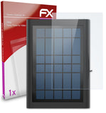 atFoliX FX-Hybrid-Glass Panzerglasfolie für Ring Solar Panel for Video Doorbell (2.4W)
