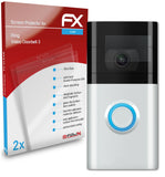 atFoliX FX-Clear Schutzfolie für Ring Video Doorbell 3