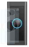 Schutzfolie Bruni kompatibel mit Ring Video Doorbell Wired, glasklare (2X)