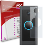 atFoliX FX-Hybrid-Glass Panzerglasfolie für Ring Video Doorbell Wired