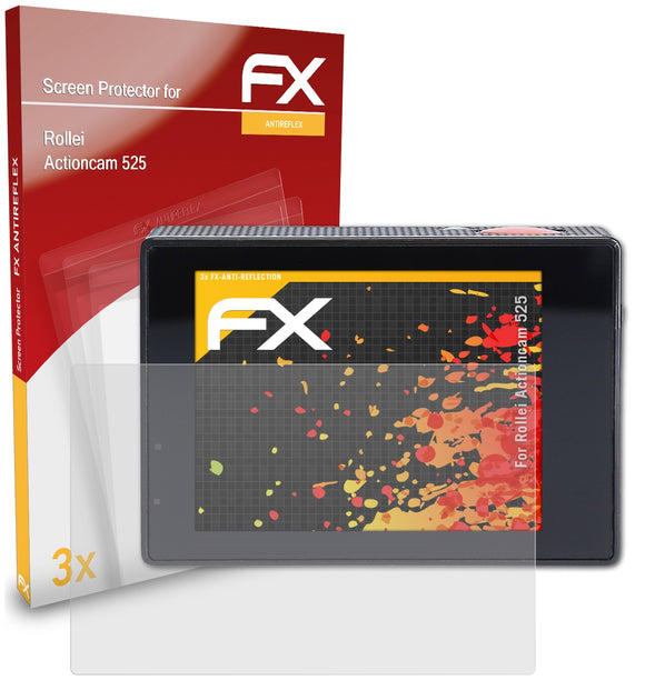 atFoliX FX-Antireflex Displayschutzfolie für Rollei Actioncam 525