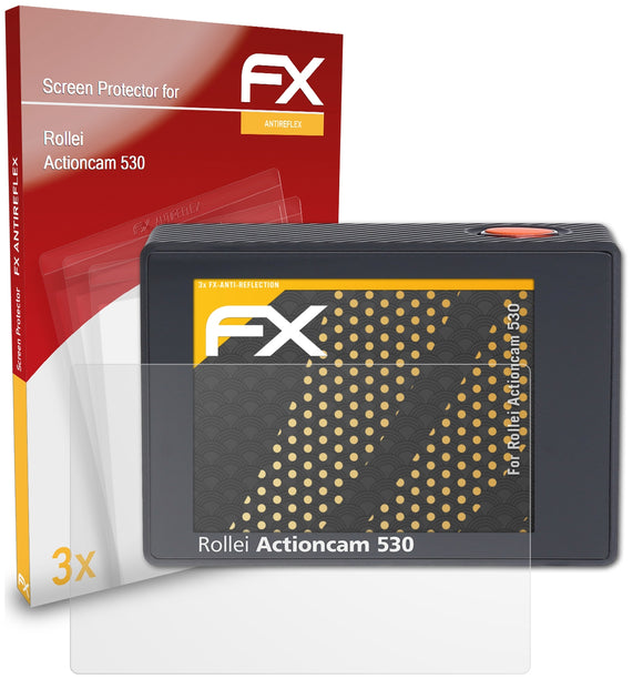atFoliX FX-Antireflex Displayschutzfolie für Rollei Actioncam 530