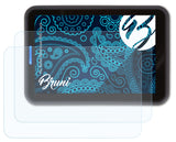 Schutzfolie Bruni kompatibel mit Rollei Actioncam 550 Touch, glasklare (2X)