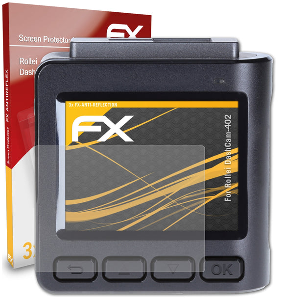 atFoliX FX-Antireflex Displayschutzfolie für Rollei DashCam-402