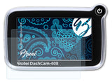 Bruni Schutzfolie kompatibel mit Rollei DashCam-408, glasklare Folie (2X)