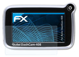 atFoliX Schutzfolie kompatibel mit Rollei DashCam-408, ultraklare FX Folie (3X)
