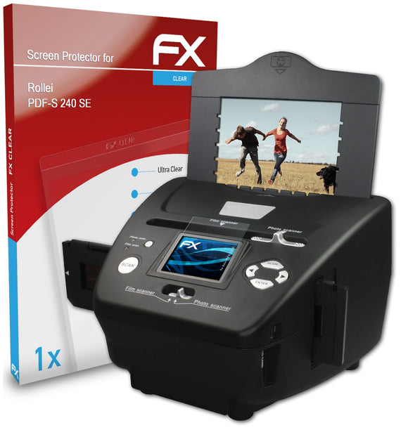 atFoliX FX-Clear Schutzfolie für Rollei PDF-S 240 SE