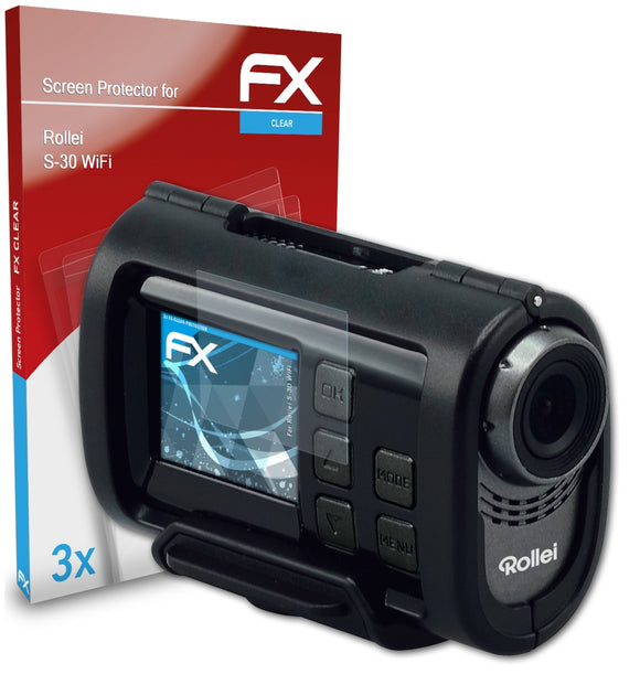 atFoliX FX-Clear Schutzfolie für Rollei S-30 WiFi