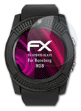 Glasfolie atFoliX kompatibel mit Roneberg R08, 9H Hybrid-Glass FX