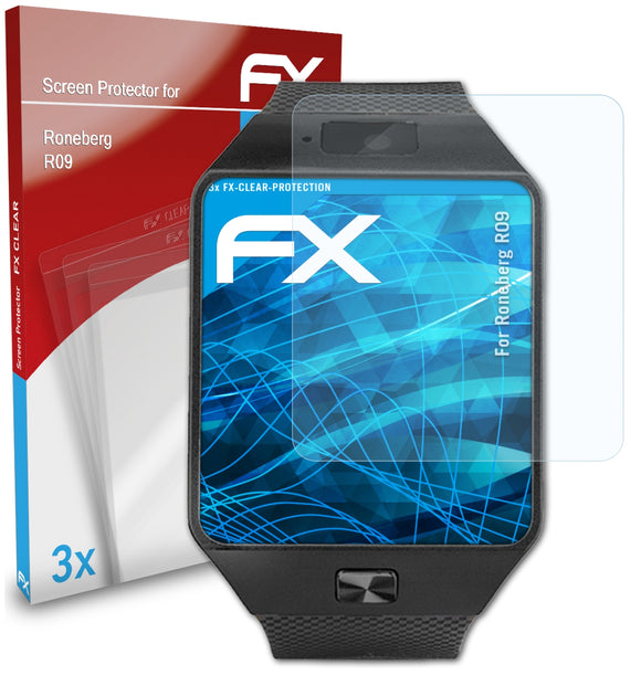 atFoliX FX-Clear Schutzfolie für Roneberg R09