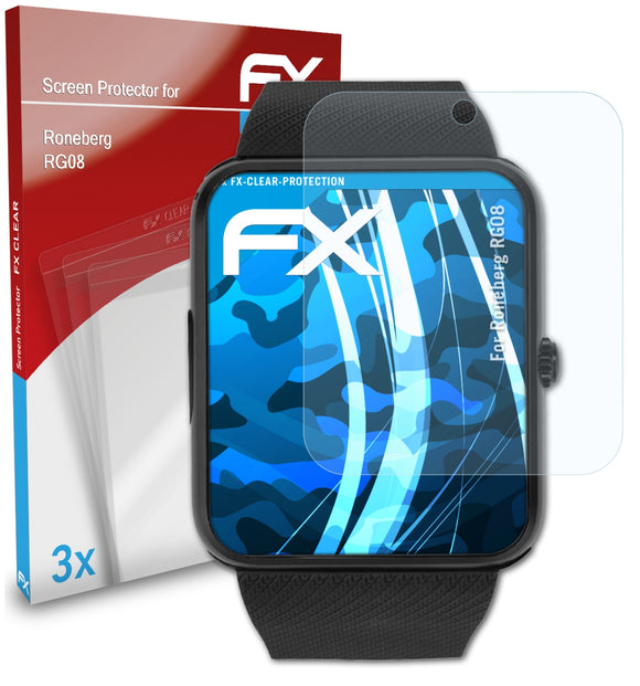 atFoliX FX-Clear Schutzfolie für Roneberg RG08