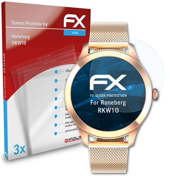 atFoliX FX-Clear Schutzfolie für Roneberg RKW10
