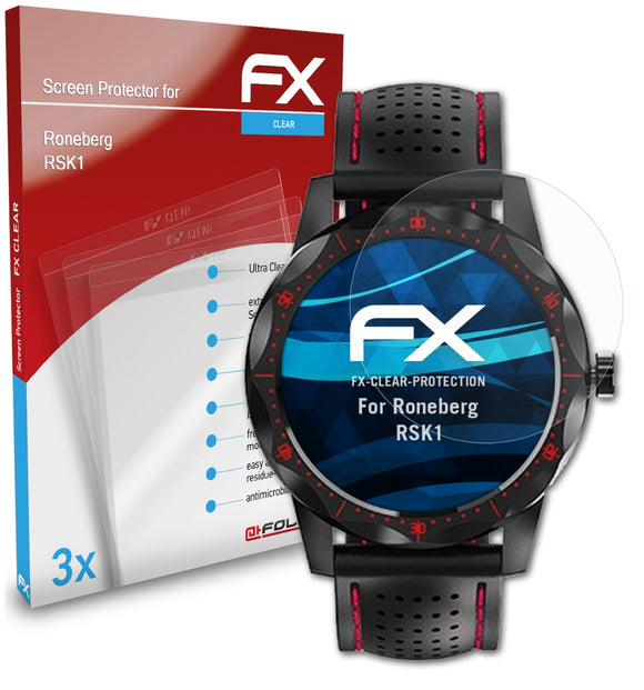 atFoliX FX-Clear Schutzfolie für Roneberg RSK1