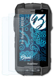 Schutzfolie Bruni kompatibel mit RugGear RG530, glasklare (2X)