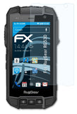 Schutzfolie atFoliX kompatibel mit RugGear RG530, ultraklare FX (3X)