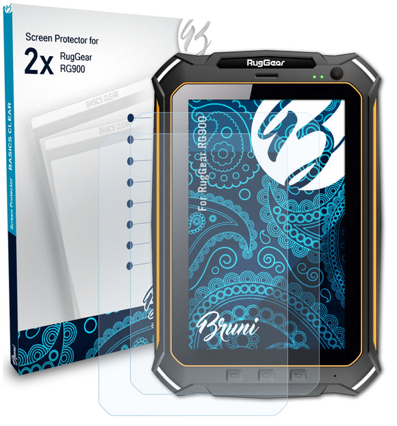 Bruni Basics-Clear Displayschutzfolie für RugGear RG900