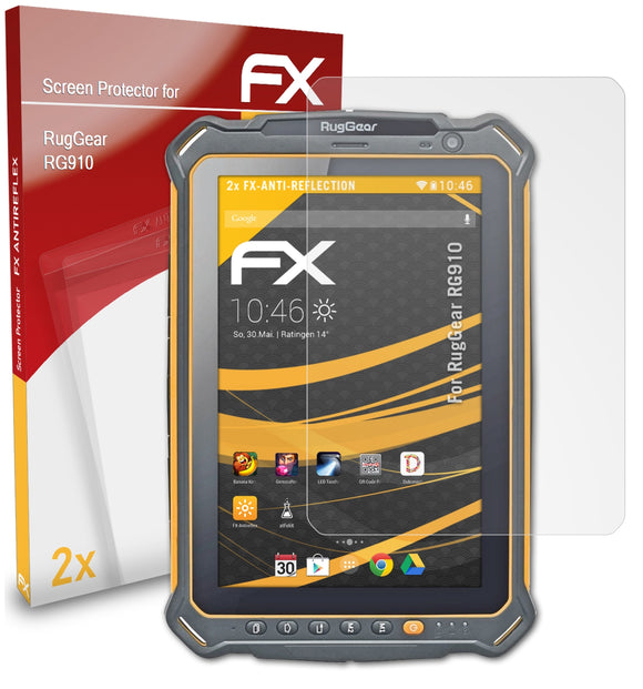 atFoliX FX-Antireflex Displayschutzfolie für RugGear RG910
