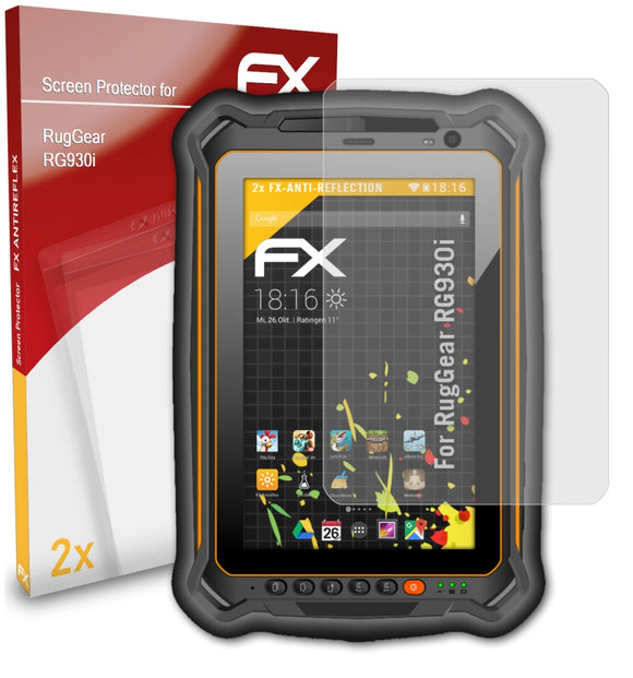 atFoliX FX-Antireflex Displayschutzfolie für RugGear RG930i