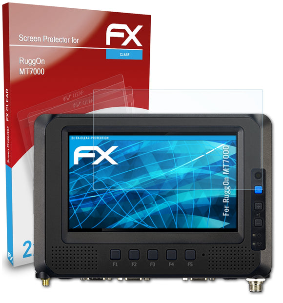 atFoliX FX-Clear Schutzfolie für RuggOn MT7000