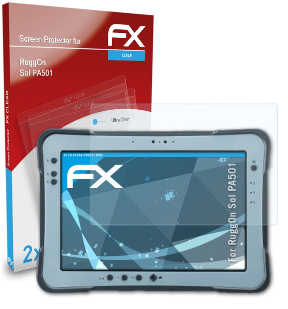 atFoliX FX-Clear Schutzfolie für RuggOn Sol PA501