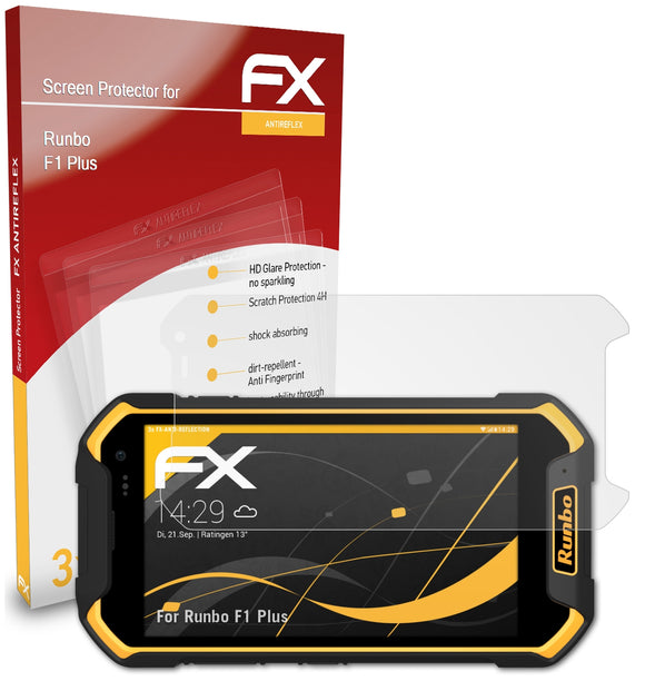 atFoliX FX-Antireflex Displayschutzfolie für Runbo F1 Plus