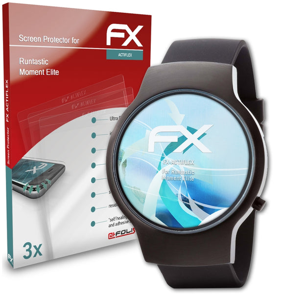 atFoliX FX-ActiFleX Displayschutzfolie für Runtastic Moment Elite